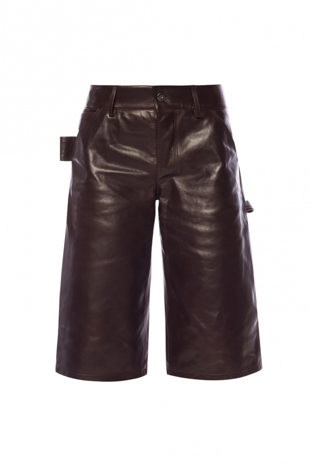 Bottega Veneta Leather shorts